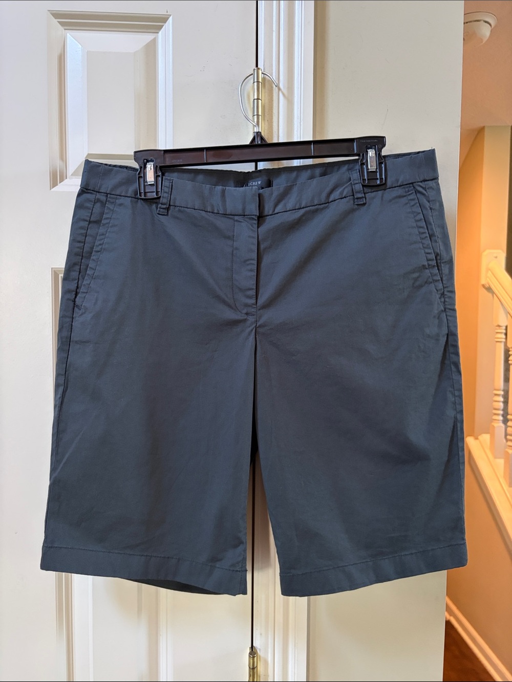 NWT J. Crew Classic Women's Stone Gray Bermuda Shorts, 10